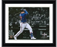 Austin Riley Atlanta Braves Autographed 11" x 14" 2021 World Series Champions Hitting Spotlight Photograph with "21 WS Champs" Inscription