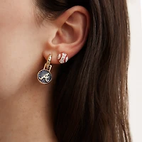 BaubleBar  Atlanta Braves Hoop Earring Set