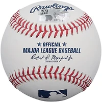 Balle de baseball autographiée par Cam Caminiti des Braves d'Atlanta avec inscription « 24e choix de la saison 2024 »