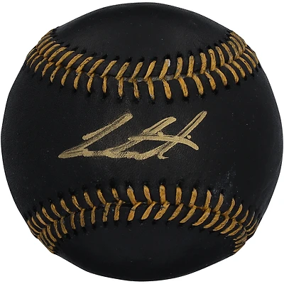 Balle de baseball en cuir noir autographiée par Cam Caminiti des Braves d'Atlanta