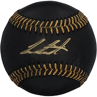 Balle de baseball en cuir noir autographiée par Cam Caminiti des Braves d'Atlanta