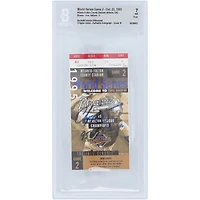 Chipper Jones Atlanta Braves Autographed 1995 World Series Game 2 Beckett Fanatics Witnessed Authenticated 7/10 Ticket from October 22, 1995 with "95 WS Champs" Inscription