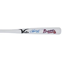 Bâton miniature Victus autographié par Chipper Jones des Braves d'Atlanta