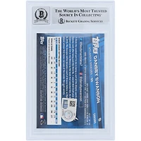 Dansby Swanson Atlanta Braves Autographed 2017 Topps Chrome #8 Beckett Fanatics Witnessed Authenticated 9/10 Rookie Card