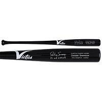 Dansby Swanson Atlanta Braves Autographed Victus Game Model Bat with "21 WS Champs" Inscription