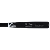 Dansby Swanson Atlanta Braves Autographed Victus Game Model Bat with "21 WS Champs" Inscription