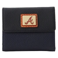 Portefeuille à rabat pour cartes de crédit Dooney & Bourke Atlanta Braves