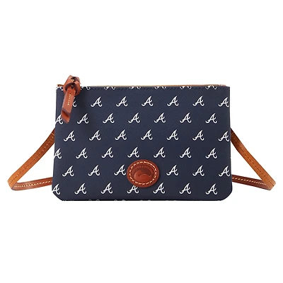 Dooney & Bourke Atlanta Braves Top Zip Crossbody Purse