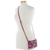 Dooney & Bourke  Atlanta Braves Top Zip Crossbody Purse