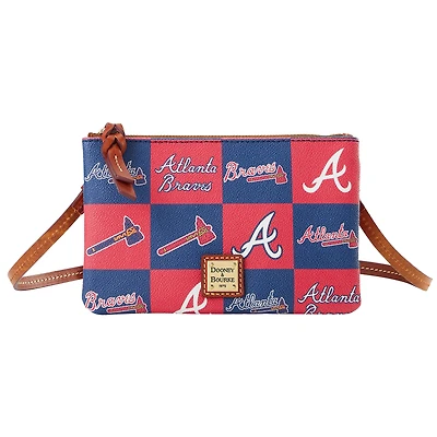 Dooney & Bourke  Atlanta Braves Top Zip Crossbody Purse