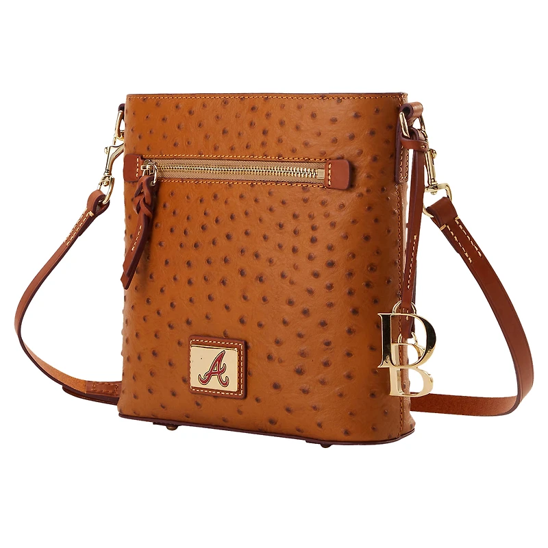 Dooney & Bourke Porte-monnaie à bandoulière zippé Atlanta Braves