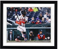 Photo dédicacée de Michael Harris II (Atlanta Braves, recrue de l'année 2022 de la Ligue nationale) par Fanatics Authentic, avec inscription « 22 NL ROY ».