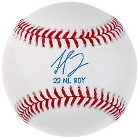 Baseball autographié authentique Michael Harris II Atlanta Braves 2022 National League Rookie of the Year avec inscription « 22 NL ROY »