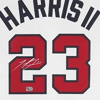 Maillot réplique blanc Nike autographié de Michael Harris II des Braves d'Atlanta (Fanatics Authentic)