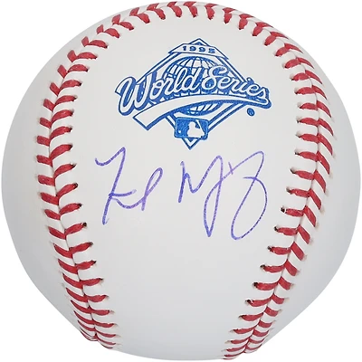 Balle de baseball autographiée par Fred McGriff des Braves d'Atlanta, logo des Séries mondiales de 1995