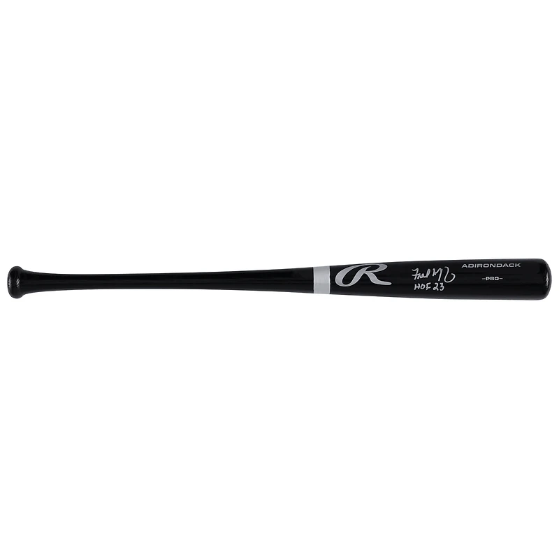 Fred McGriff Atlanta Braves Autographed Black Rawlings Pro Bat with "HOF 23" Inscription 