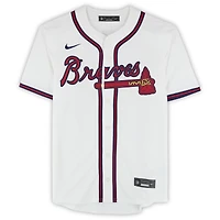 Maillot réplique blanc Nike autographié de Fred McGriff (Atlanta Braves)
