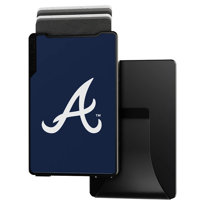 Portefeuille noir aux couleurs de l'équipe des Atlanta Braves de Groove Life