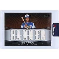 V106832 BRAVES Hank Aaron Atlanta Braves 2011 Topps Triple Threads Multi Game Used Relics #TTFR-10 #1/27 Carte Hank Aaron UNS TPP CARTES À COLLECTIONNER 45846 COLTRC CG01BB0969 #125