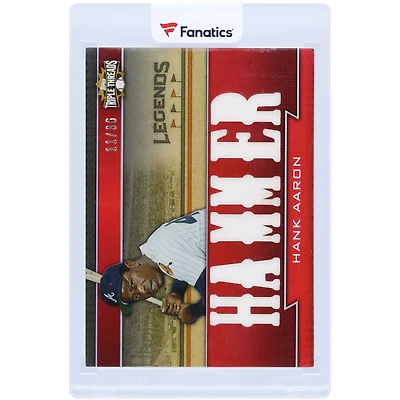 V106832 BRAVES Hank Aaron Atlanta Braves 2011 Topps Triple Threads Multi Game Used Relics #TTRL-15 # 11/36 Carte Hank Aaron UNS TPP CARTES À COLLECTIONNER 45846 COLTRC CG01BB0964 #120