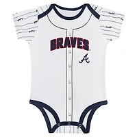 Ensemble de 2 bodys Play Ball des Braves d'Atlanta pour bébé