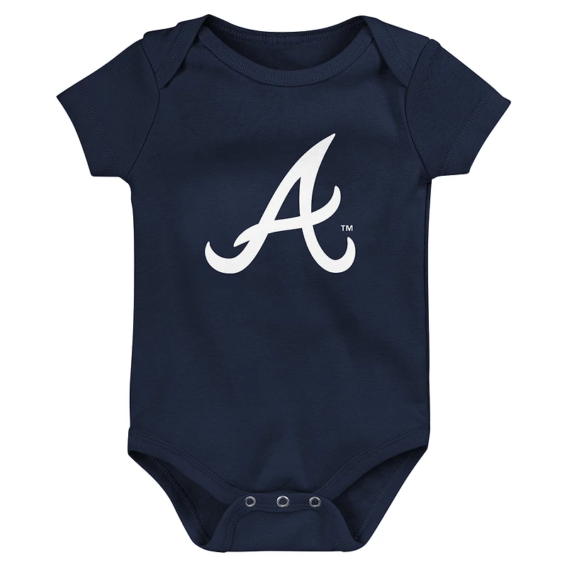 Ensemble de 3 bodys Fanatics Atlanta Braves Fan Pennant pour bébé