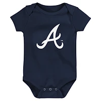 Ensemble de 3 bodys Fanatics Atlanta Braves Fan Pennant pour bébé