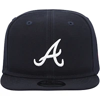Casquette ajustable New Era Atlanta Braves My First 9FIFTY pour bébé, bleu marine