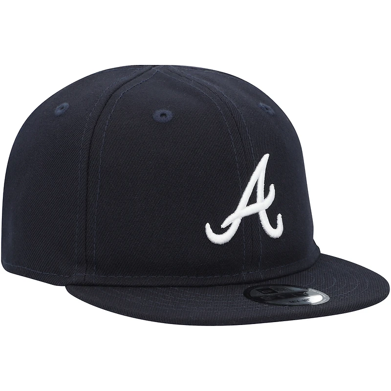 Casquette ajustable New Era Atlanta Braves My First 9FIFTY pour bébé, bleu marine
