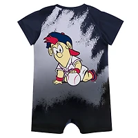 Body bébé mascotte des Braves d'Atlanta, bleu marine, de la marque Outerstuff