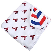 Infant Three Little Anchors Atlanta Braves 47" x 47" Muslin 4-Layer Blanket