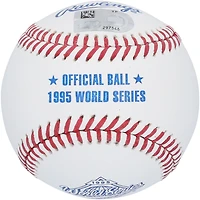 Javy Lopez Atlanta Braves Autographed 1995 World Series Logo Baseball