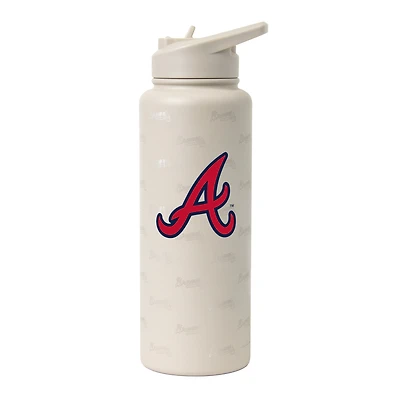 Bouteille isotherme Logo Brands Atlanta Braves 34 oz Sand Ghost