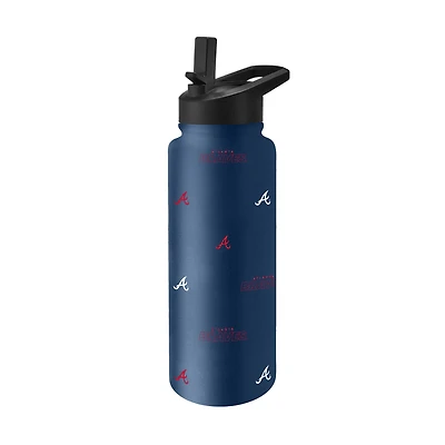Logo Brands Atlanta Braves 34oz. Steep and Repeat Quencher Bottle