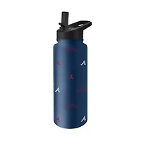Logo Brands Atlanta Braves 34oz. Steep and Repeat Quencher Bottle