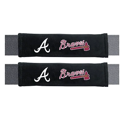 Logo Brands Atlanta Braves Seatbelt Pad Two-Piece Set