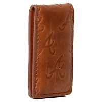 Lusso Brown Atlanta Braves Sammy Magnetic Money Clip