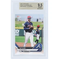 Carte Matt Olson Atlanta Braves 2025 Topps Now Road to Opening Day #OD-156 authentifiée BGS 9.5