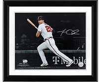 Matt Olson Atlanta Braves Autographed 11" x 14" Hitting Spotlight Photograph - Signed in Silver Ink