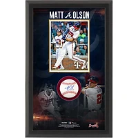 Coffret de baseball autographié par Matt Olson des Braves d'Atlanta