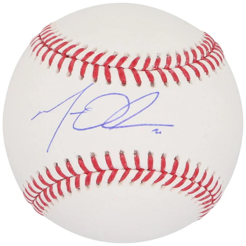 Matt Olson, joueur de baseball autographié par les Braves d'Atlanta à Rawlings