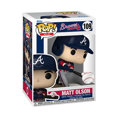 Figurine Funko Pop! en vinyle des Braves d'Atlanta n° 109 de Matt Olson