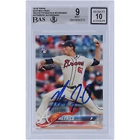 Carte de recrue autographiée 9/10 de Max Fried Atlanta Braves 2018 Topps Series 1 #316 Beckett Fanatics Witnessed