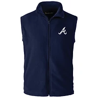 Gilet Dunbrooke bleu marine entièrement zippé pour homme des Atlanta Braves