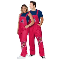 Salopette FOCO rouge pour homme avec grand logo des Braves d'Atlanta