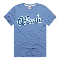 T-shirt bleu clair hommage pour homme Atlanta Braves Hyper Local Tri-Blend