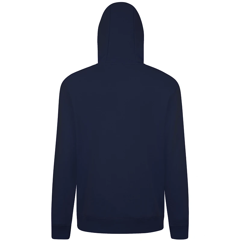 Men's Levelwear  Navy Atlanta Braves Podium Fleece Pullover Hoodie