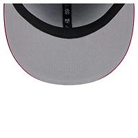 Casquette ajustée 59FIFTY à rayures bleues des Braves d'Atlanta de New Era pour homme