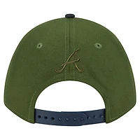 Casquette ajustable City Feature 9FORTY A-Frame Atlanta Braves vert foncé New Era pour homme
