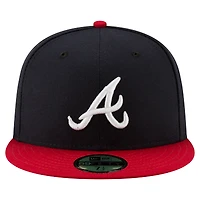 Casquette ajustée 59FIFTY bleu marine pour homme des Braves d'Atlanta 2025 de la MLB All-Star Game New Era
